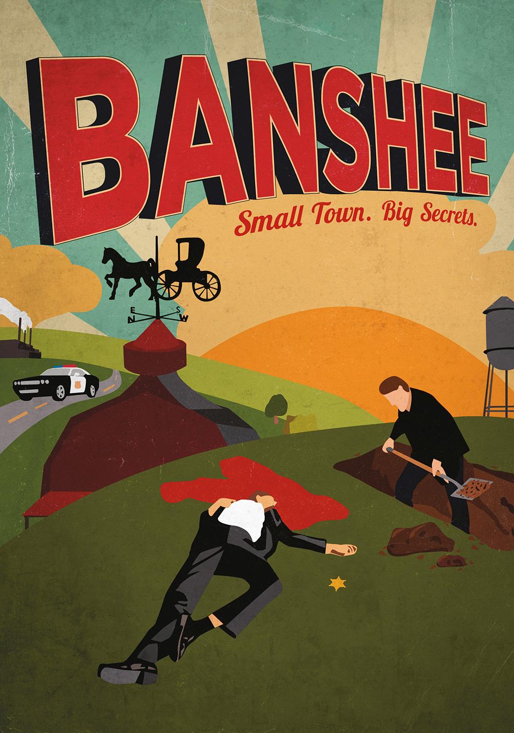 Poster Banshee - Small Town. Big Secrets.