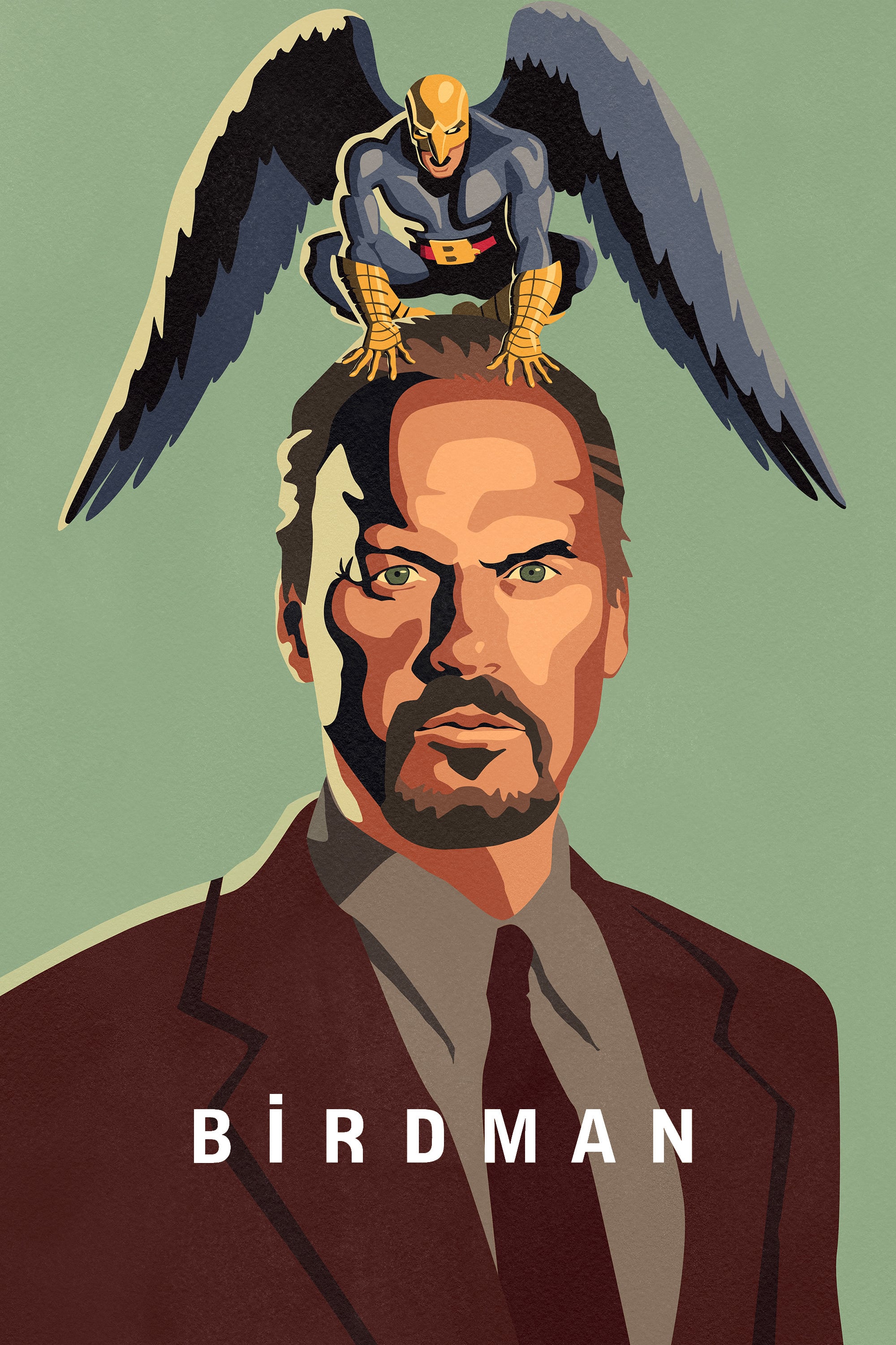 Poster Birdman oder (Die unverhoffte Macht der Ahnungslosigkeit)