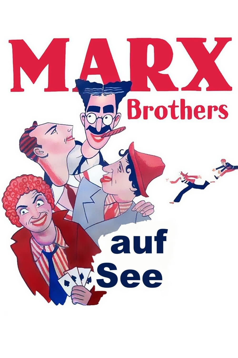 Poster Die Marx Brothers auf See